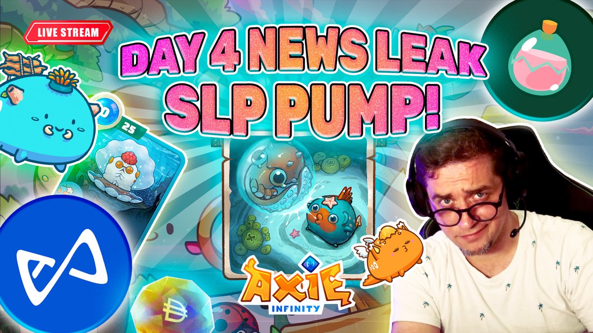 Did someone say #AxieInfinity and $SLP Pump⁉️

Our #UNIXGaming experts are back with some interesting news leak! 👀

Tune in now 👇
youtube.com/watch?v=WP9yyU…

#PlayAndEarn #BlockchainGaming