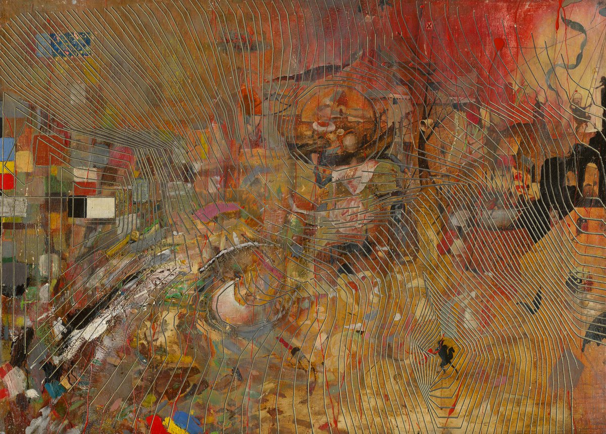 gvuo_dum_umeni's tweet photo. DANIEL FISCHER
11. 4. 1950 

🎉VŠE NEJLEPŠÍ / HAPPY BIRTHDAY🎉

#malíř / #czechpainter and #czechartist

#DanielFischer, Rozhovory množin / Dialogues of Sets, 1978–1979, serigrafie, olej, plátno, sololit / serigraphy, oil, paper, canvas, hardboard, 88×123 cm, GVUO https://t.co/5a4AgHDsAI