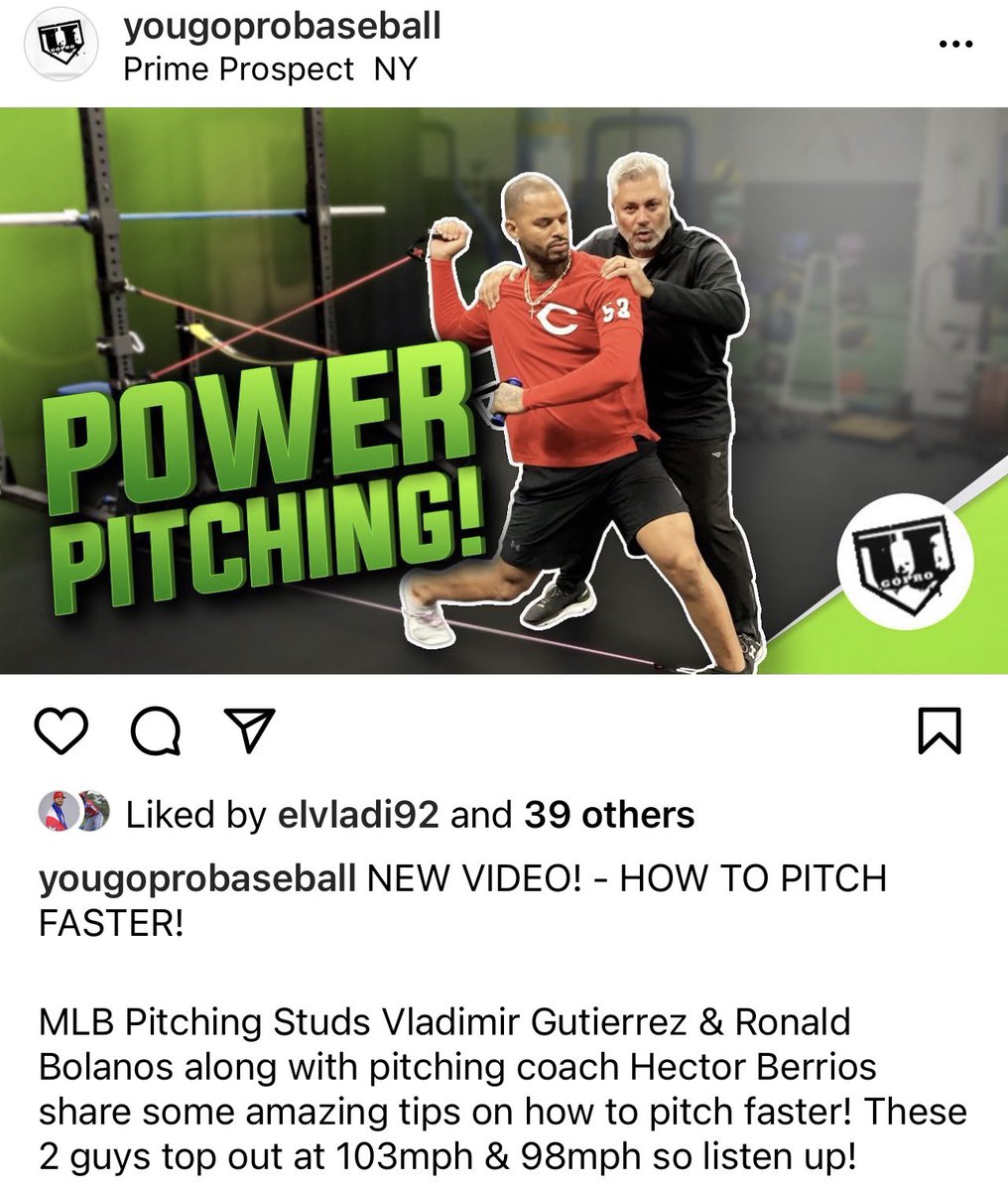 Hector Berrios #Phillies (@hlb_pitching) on Twitter photo Nice educational video of a couple of things we do behind the scenes to increase pitchers velocity. Two examples of Vladimir Gutierrez (Reds)going from topping out @ 91 to topping out @ 98 mph & Bolaños (Royals) from 91 to 103 mph. Enjoy! <a href="/FlatgroundApp/">FLATGROUND Pitching</a> <a href="/BaseballDadsPod/">Baseball Dads Pod</a> Nice educational video of a couple of things we do behind the scenes to increase pitchers velocity. Two examples of Vladimir Gutierrez (Reds)going from topping out @ 91 to topping out @ 98 mph & Bolaños (Royals) from 91 to 103 mph. Enjoy! <a href="/FlatgroundApp/">FLATGROUND Pitching</a> <a href="/BaseballDadsPod/">Baseball Dads Pod</a>