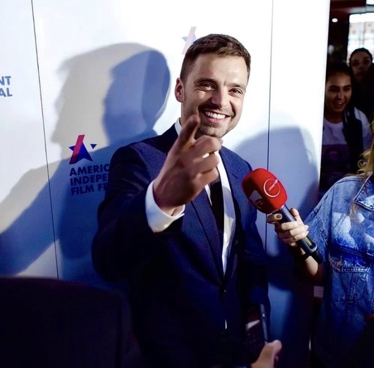 thosesteelblues's tweet photo. The amount of serotonin this man gives me is uncanny and absolutely impossible to top! #WeLoveSebastianStan❤️ https://t.co/dz49Pm6wyY