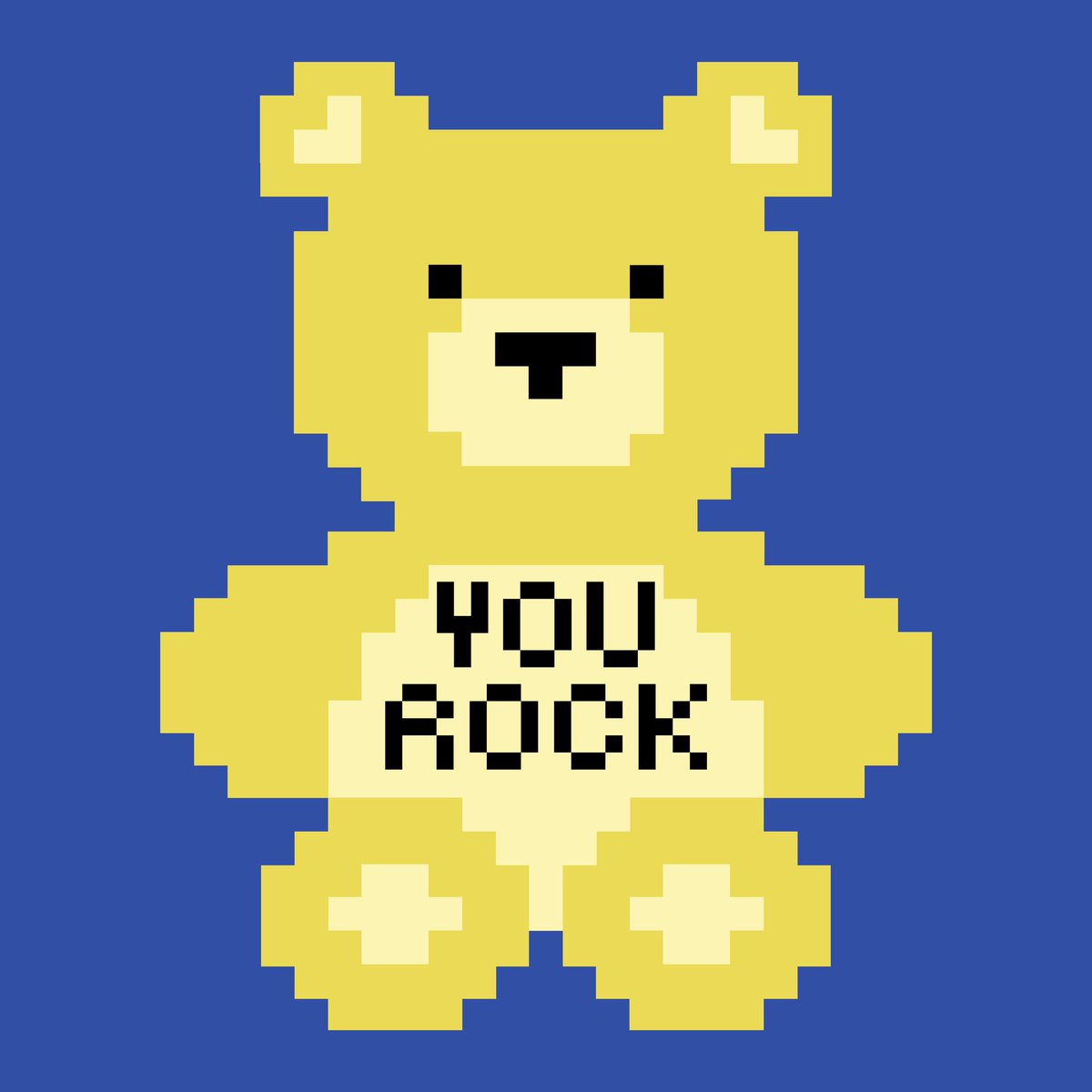 BeMineBears's tweet photo. Gm 🤗 happy Monday 💙

#NFTCommmunity #pixelart https://t.co/Yen1EMB9xM