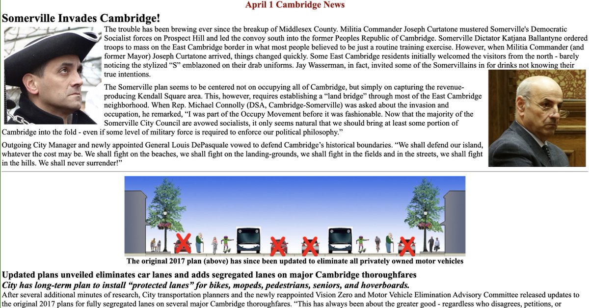 CCCoalition_'s tweet photo. The best City #AprilFoolsDay post by CCC affiliate @Robert02139 at Cambridge Civic Journal. 😂 https://t.co/9PRHSxbIeG #CambMA https://t.co/CyoJVw4Pqq