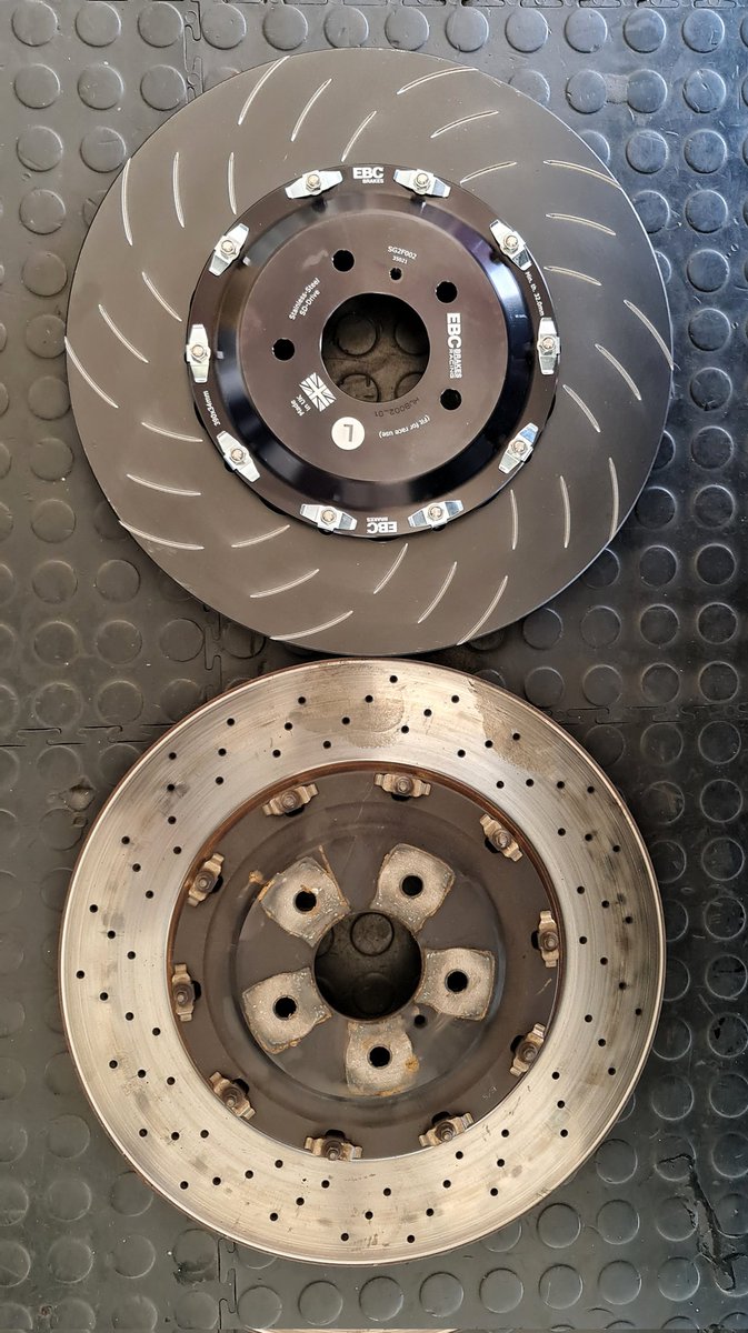 TrackRecon's tweet photo. Nissan GTR R35 fitted with EBCs Premium 2 Piece Lightweight Floating Grooved Rotors + Yellowstuff Street and Track Pads #TrackRecon #OEMPlus #EBCBrakes https://t.co/Bl1FLE3MmK https://t.co/aJDeb1Ip2R