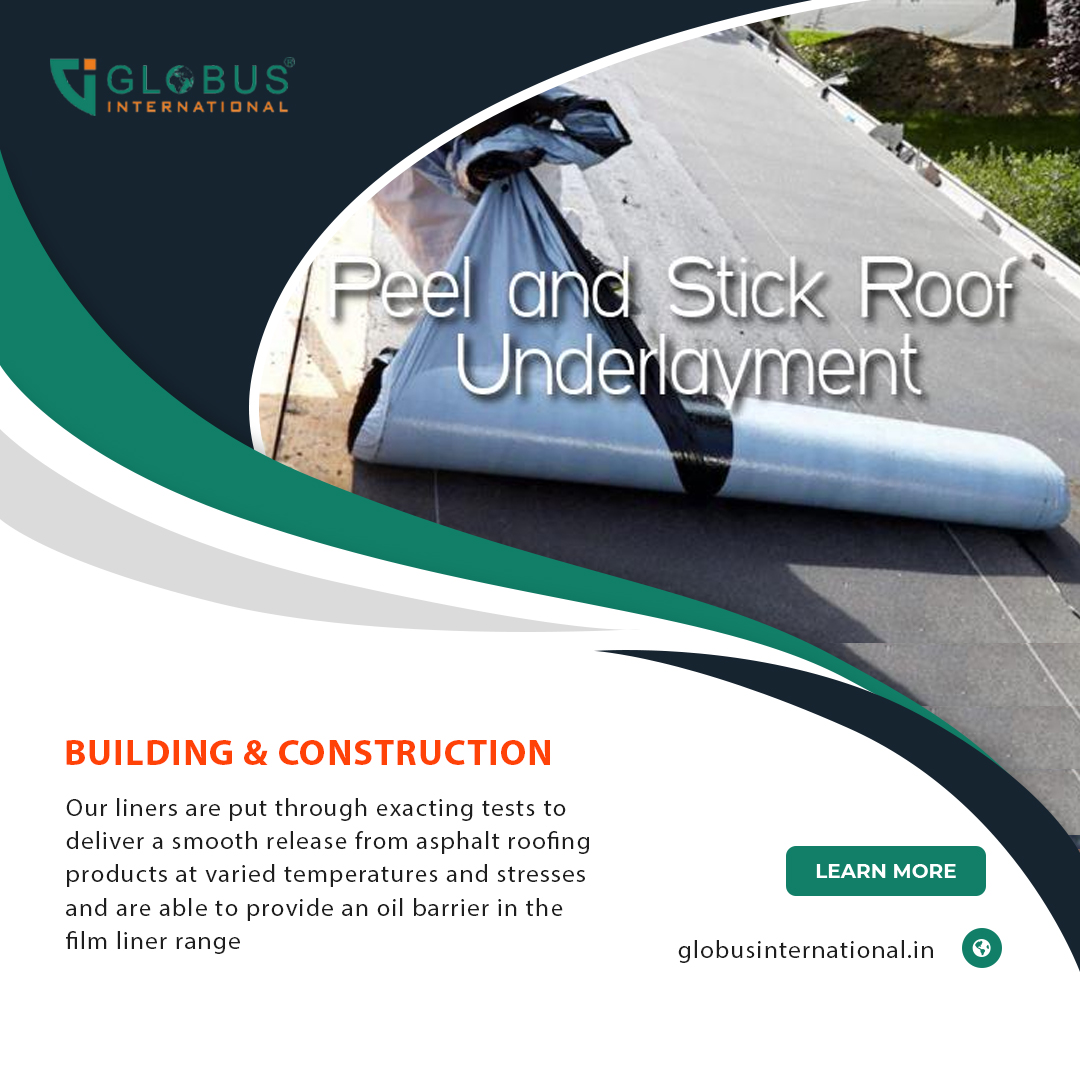 globus_int's tweet photo. For self-adhesive roofing, release liners are used to transport and install materials. They need to be durable enough to hold heavy construction materials, but they also need to be easily removed during installation, even in hot weather.

#roofingshingles #globus https://t.co/AJwdH30NQX