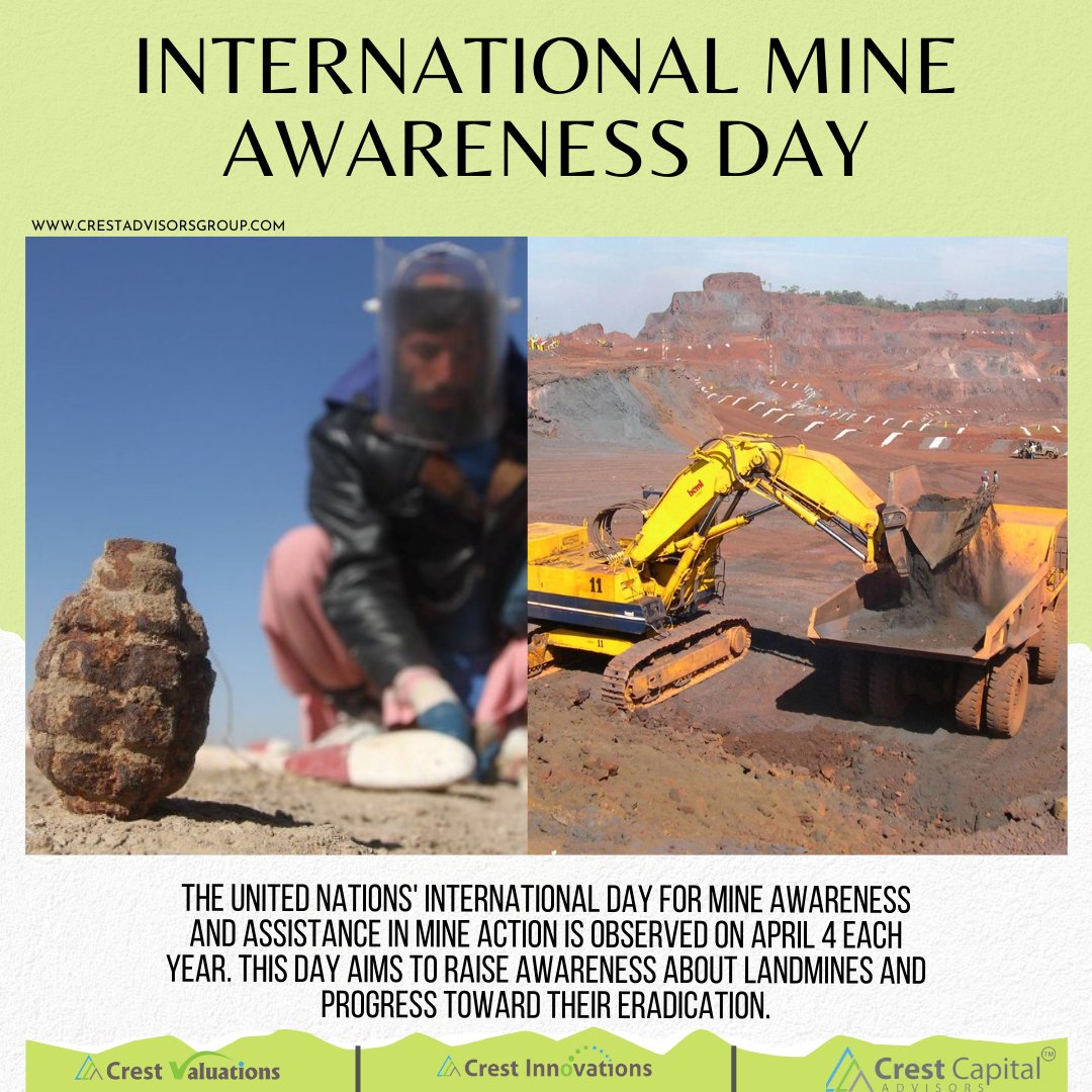 advisors_crest's tweet photo. On this International Day for Mine Awareness, let us reaffirm our commitment to eradicating the horrendous damage caused by landmines and assisting those who have been harmed by their use🌿
.
.
.
.
#mineawareness #createawareness https://t.co/pXIsCF3RMi