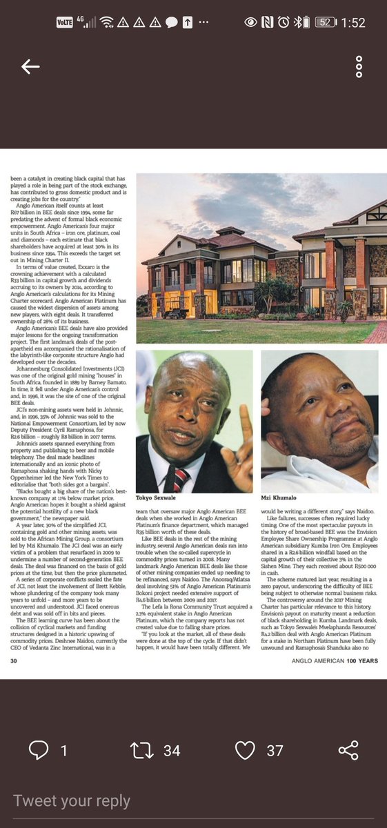King44951503's tweet photo. @TimesLIVE The real sellouts are those who gave up on the original struggle for land,They were rewarded by the White's who own the land, the mines &amp; the economy they captured the ANC in the 80s &amp; 90s making them instant billionaires. The landless black masses only got civil rights https://t.co/bcoTNlprBm