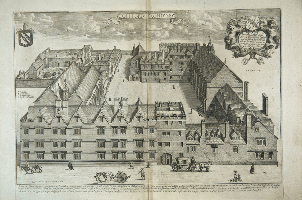 Exeter College Historic Drawing