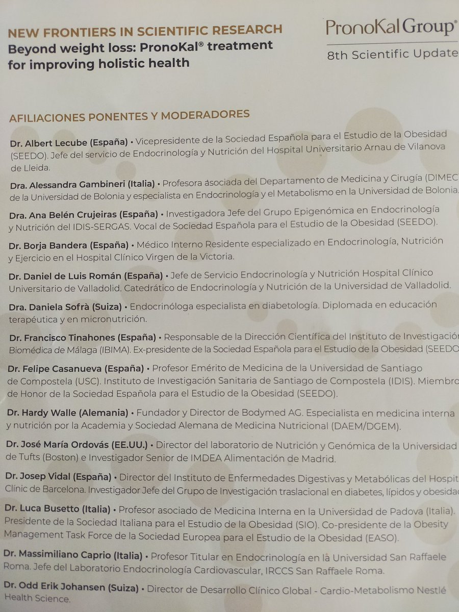 acrujeirasm's tweet photo. It was a pleasure to share this weekend with great experts in the field of #obesity management. Thanks to Pronokal Group (#nestlehealthscience) for organising such a high level international symposium and for committing to bring #scientificevidence to #VLCKD. #EpiEndoNut. https://t.co/ULwx6GlAcp