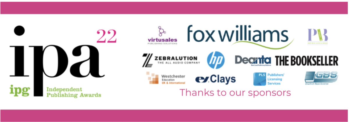 ipghq's tweet image. Congratulations to the four top indies shortlisted for the 2022 Specialist Consumer Publisher of the Year Award: @DandCBooks @How2become @SPCKPublishing @VertebratePub bit.ly/IPA22SL