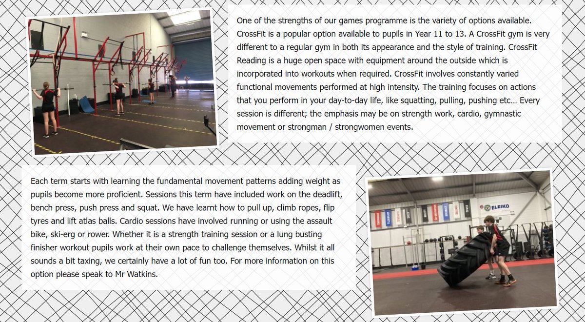Check out our <a href="/PE_SJCR/">St Joseph's PE & Sport</a> feature on our weekly sessions at <a href="/CrossFitReading/">CrossFit Reading</a> in the PE and Sport Weekly news / below. Many more great photos in the main article. #CrossFit #Strengthtraining <a href="/sjcrmain/">St Joseph's College</a> <a href="/mrdavidwatkins/">David Watkins 🌍</a>