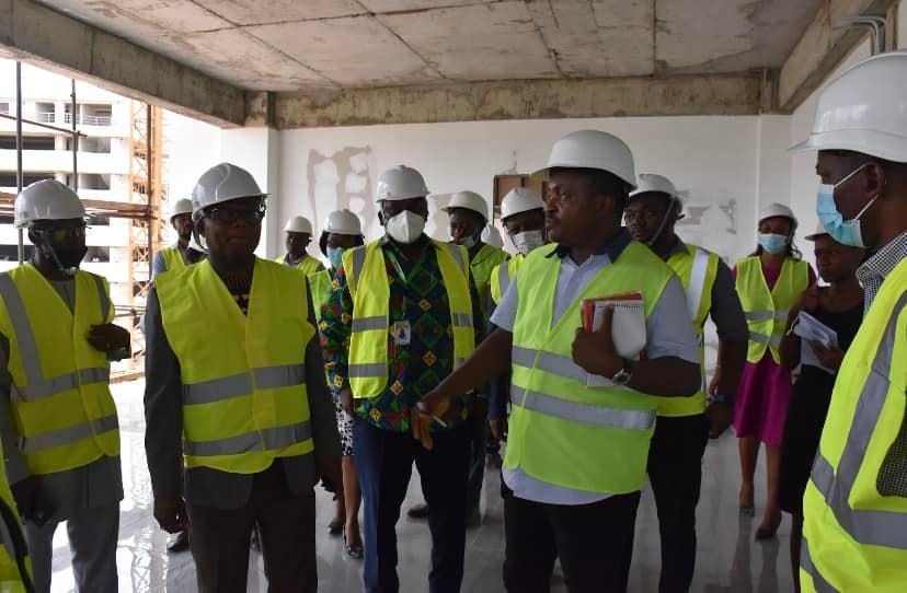 LGSghana's tweet photo. OHLGS Management Inspect Progress of Works on its New Office Block https://t.co/Qfn1JNpFtX
