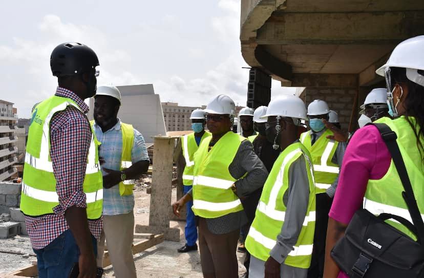 LGSghana's tweet photo. OHLGS Management Inspect Progress of Works on its New Office Block https://t.co/Qfn1JNpFtX