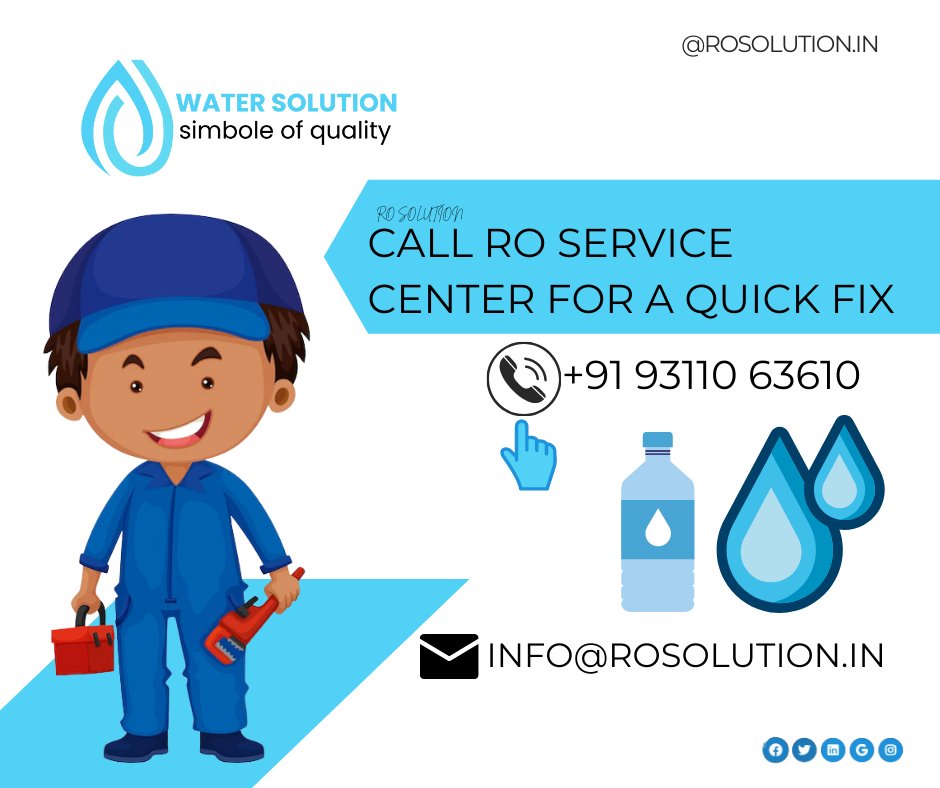 Rosolution01's tweet photo. Having Trouble in Working of your RO?
Call RO Service Center for a quick fix. RO Solution Provides fast and Reliable Services at your doorstep.
Just Dial +91 93110 63610 
#mondaymotivation #water #repair #roservice #onlineroservice #KENT #aquaguard #purewater #waterpurifier https://t.co/0Vuif5zPE0