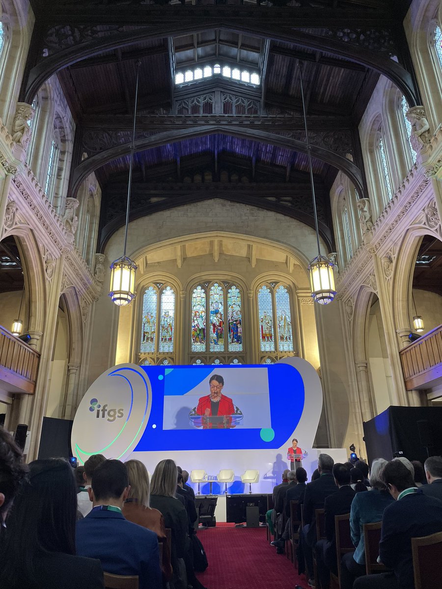 We’re at #IFGS2022 at Guildhall. Very excited!