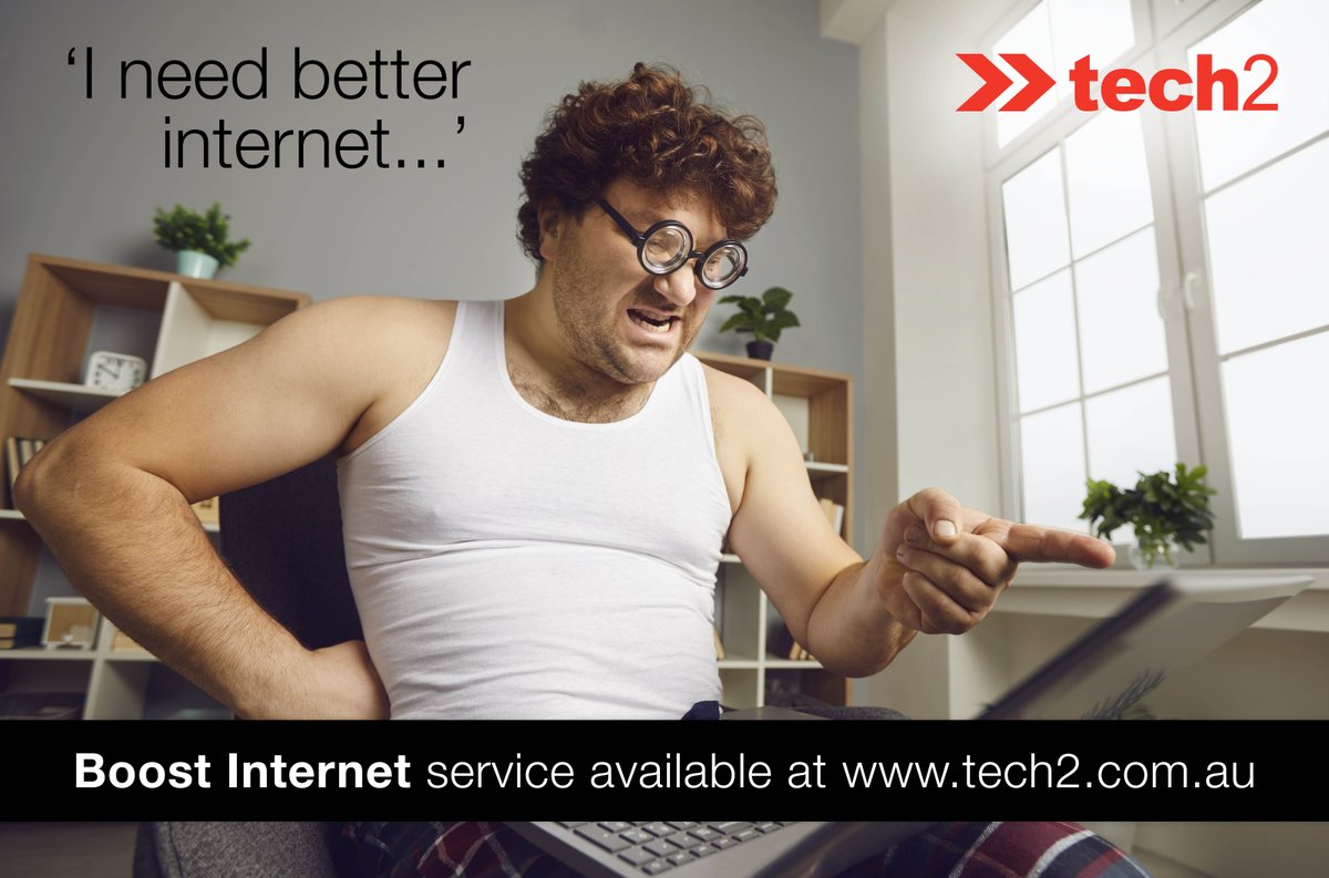 tech2AU's tweet image. Are you getting slow internet speeds, poor WiFi coverage, dropouts or buffering? 🤷 Get a tailored solution for your home with tech2 at tech2.com.au/services/boost…
