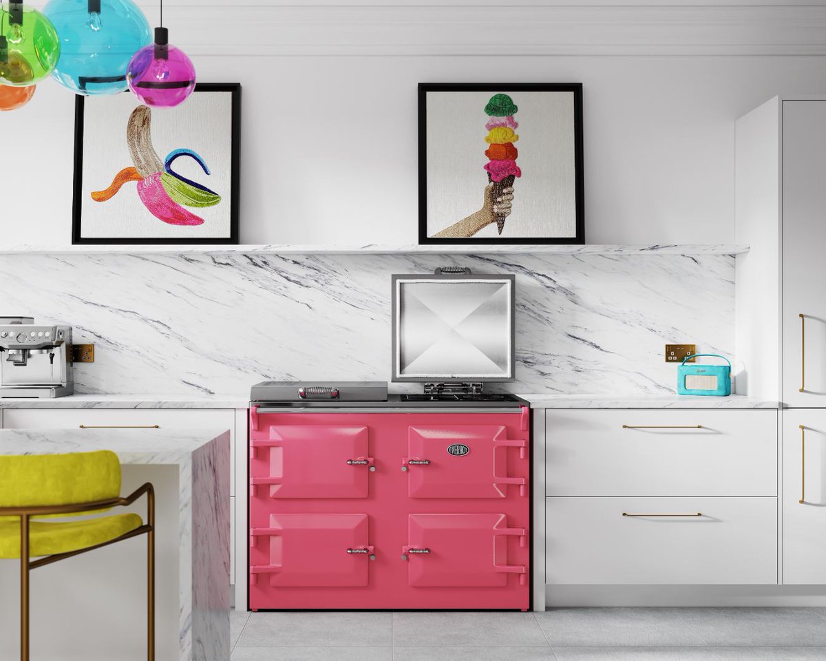 ANNOUNCING our brand new colour for spring 2022...the FANDANGO PINK! A beautiful springtime colour for bold, bright kitchens. Give your kitchen renovation the colour pop you've been looking for! Available to order from today in every Everhot size everhot.co.uk/The-Everhot-Ra…