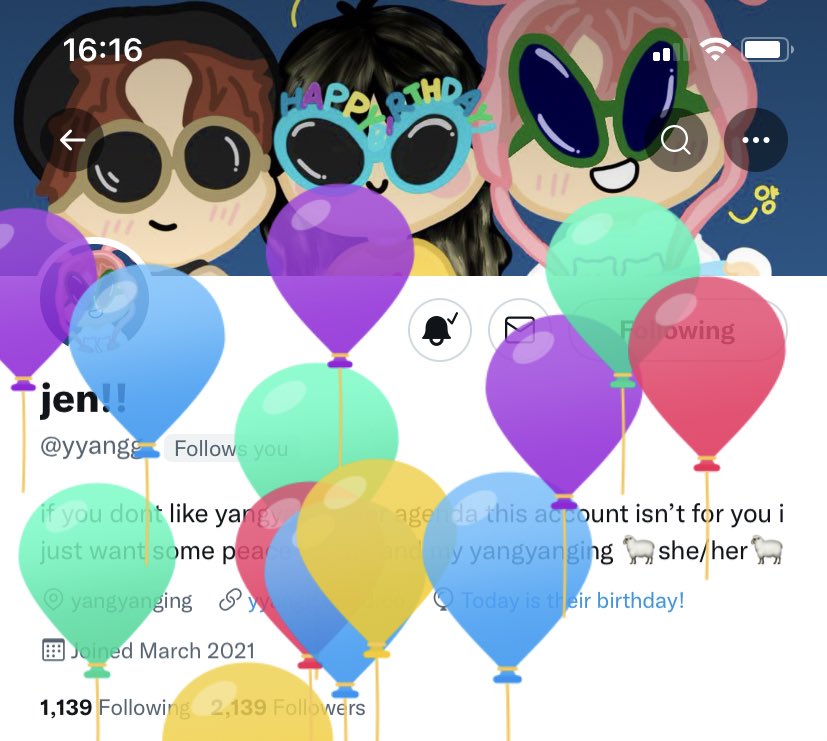 twinklemarky's tweet photo. @yyangg  happy birthday dearest jen , life was amazing with you around and i miss you so much , i can never find someone as dear as you. rest well my love ❤️ https://t.co/MwnrSJ4487