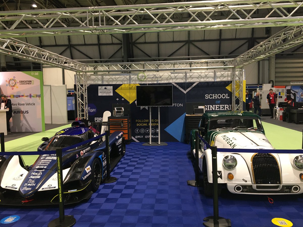 UWRacing's tweet image. The @wlv_uni racing team are at #mach2022 this morning thanks to our sponsors @mta_uk (and scaffold work by Pro-fix Access).

Come and see us to talk #motorsport, #Engineering and #STEMeducation and have a go at changing a wheel on a racing car!