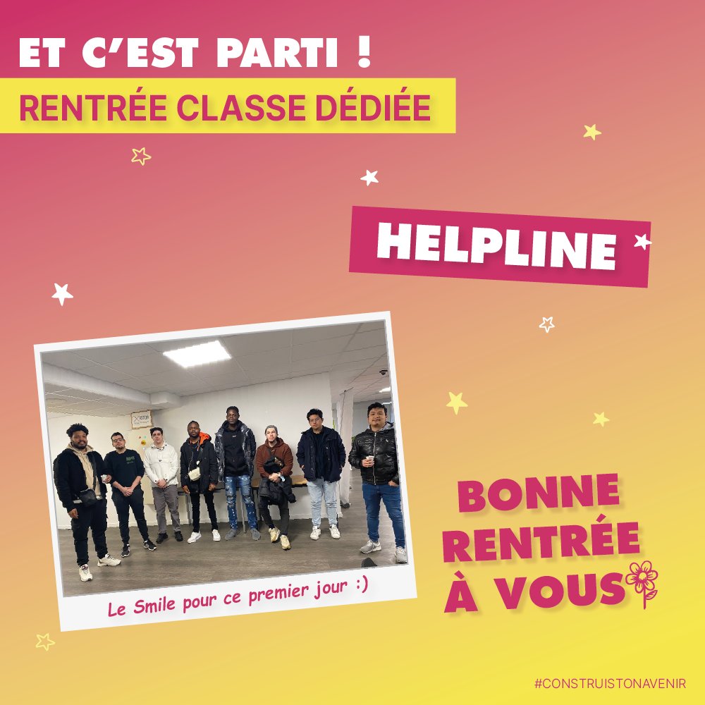 AstonEcole's tweet photo. #rentrée
Et c'est parti pour nos nouveaux Techniciens de Proximité Informatique !
1er jour de cette année d'#alternance en classe dédiée avec notre partenaire @HELPLINE 🙂
Aston vous souhaite une bonne rentrée !
#formationpro #formationinformatique https://t.co/P5hjIgHmS3