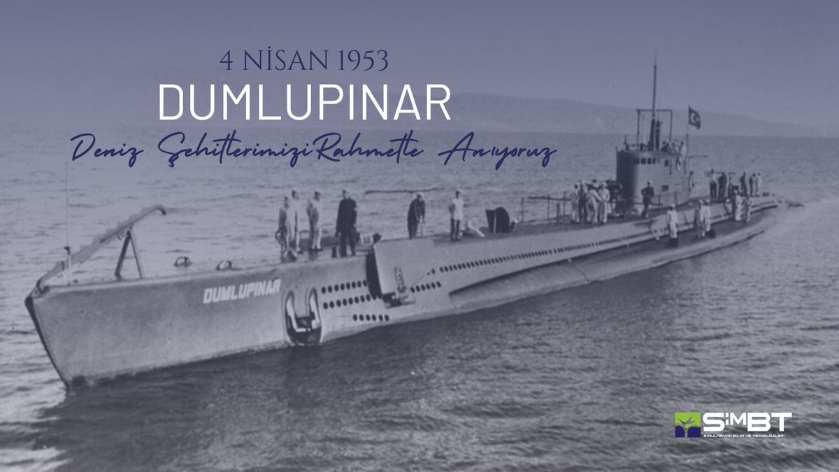 SimBTofficial's tweet photo. 4 Nisan 1953 yılında Dumlupınar Denizaltısında şehit olan 81 denizcimizi ve tüm deniz şehitlerimizi minnet ve rahmetle anıyoruz. https://t.co/KsqUJ7sySw