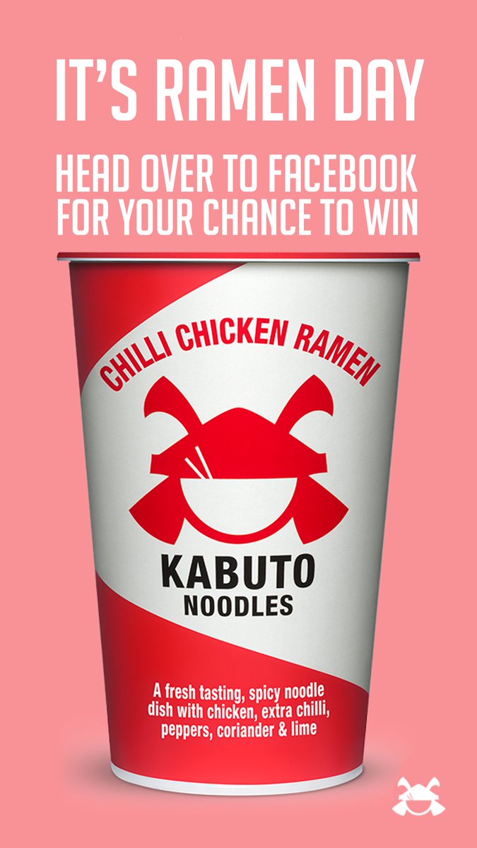 It’s #RamenDay and to celebrate, we are bringing back Kabuto My Office for one day only! 

Head over to our Facebook page today to enter your office for Free Chilli Chicken Noodles 🍜 🥳 🌶️ 🎉  bit.ly/3qTttiw