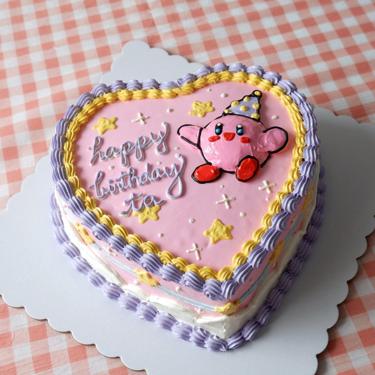 カービィ 「kirby cake...kirbake??? 」|Anelien ✨ sticker con day 2✨のイラスト