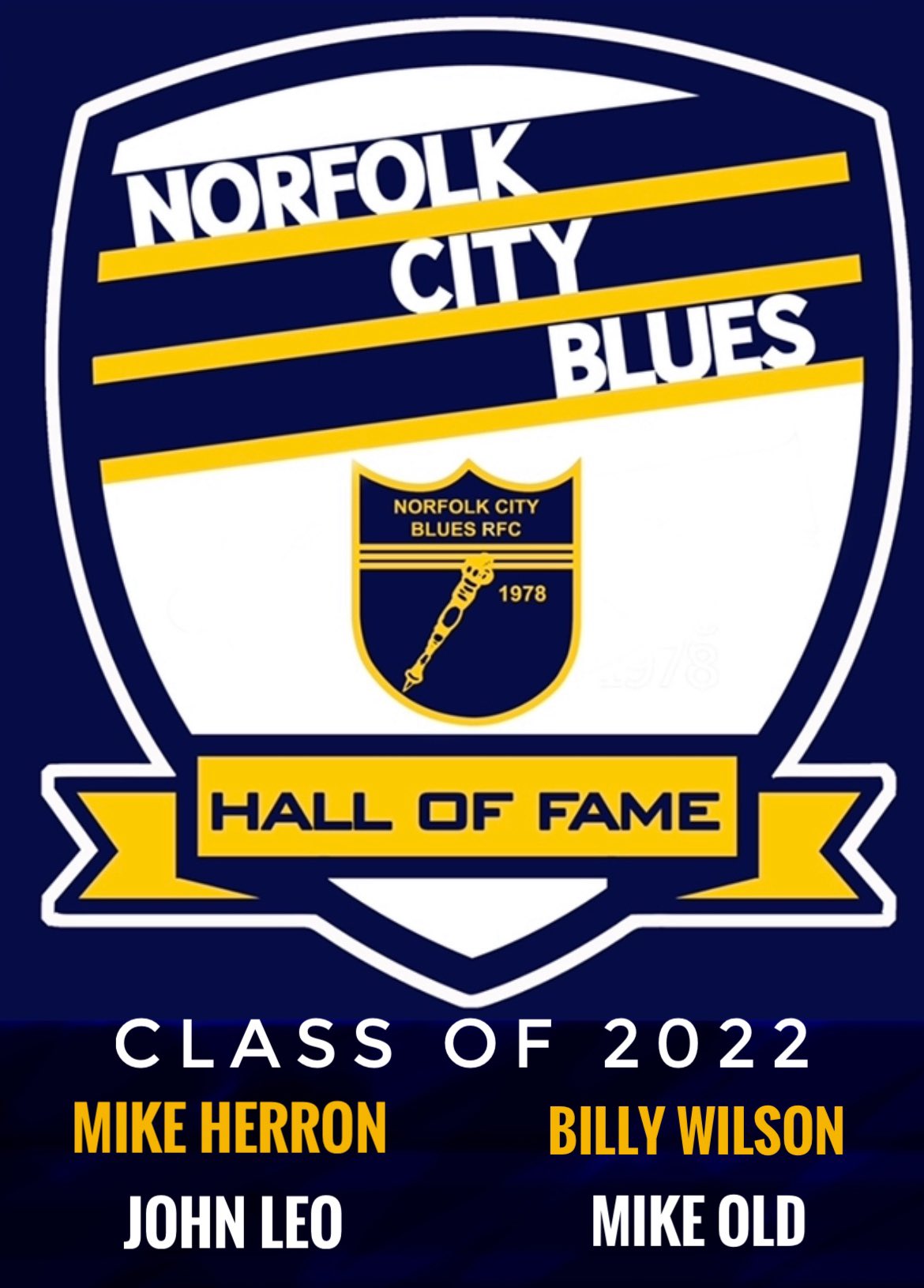 Norfolk Blues Rugby The Hall Of Fame Council Of The Norfolk City Blues Is Proud To Announce A Tribute The 8th Year 22 Inductees To The Norfolk Blues Rugby