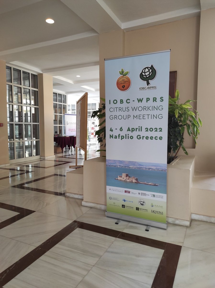 The opening remarks for the #13th_IOBC_CITRUS_2022 were given by the Vice Mayor of Municipality of Nafplio

On behalf of the organizing committee, we are glad to welcome you all in Nafplio 
#iobc_citrus_2022 #iblteam #pests #citrus