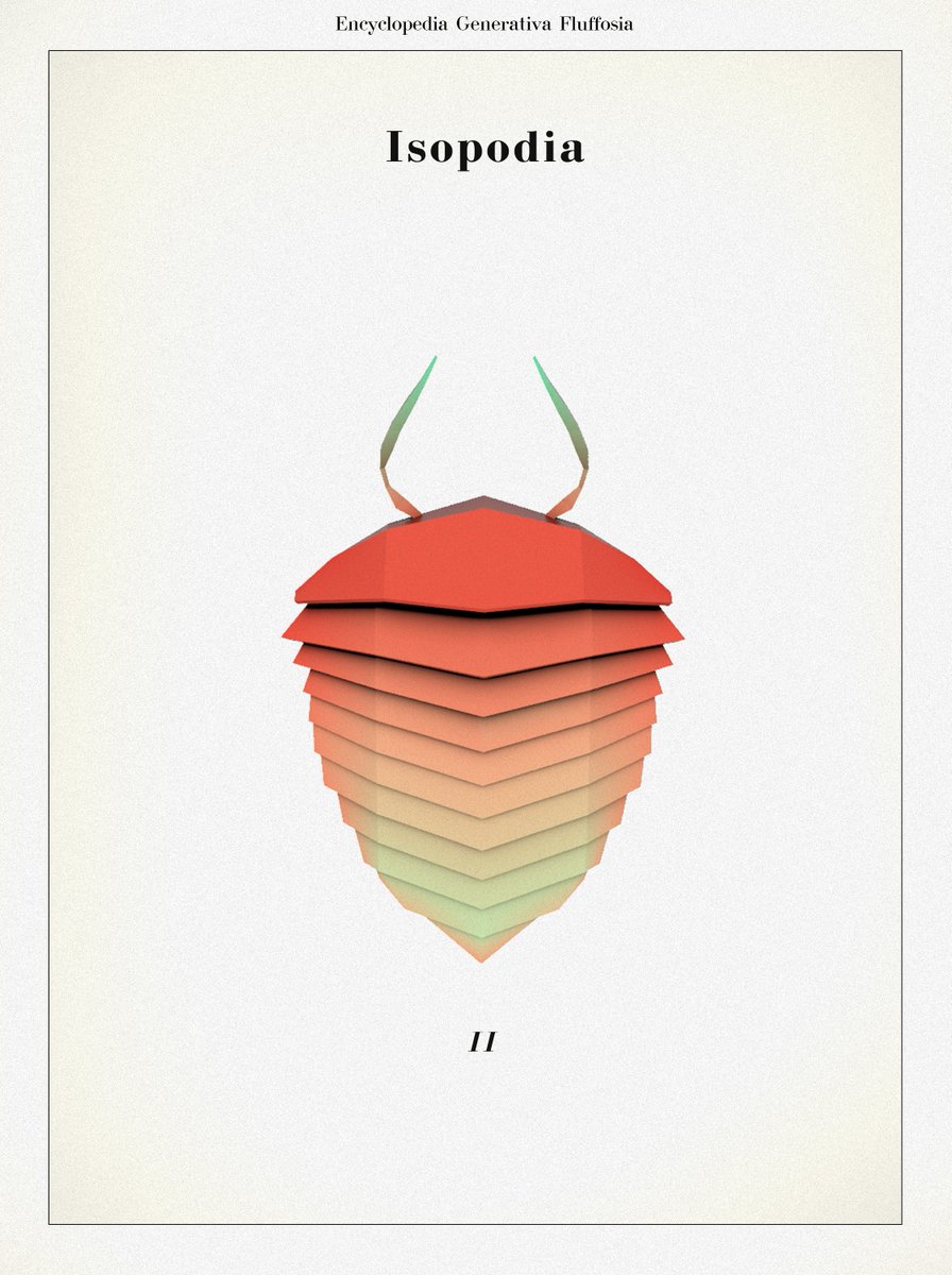 alexiaBlob's tweet photo. llustration of isiopods, small generative crustaceans, and study of the geometry of their characteristic defensive winding.
This representation focuses on the shell, called 'the crust', from the Latin 'crusta', 'crusti' or 'crustiflex'[...] https://t.co/3YtyvAYjd4