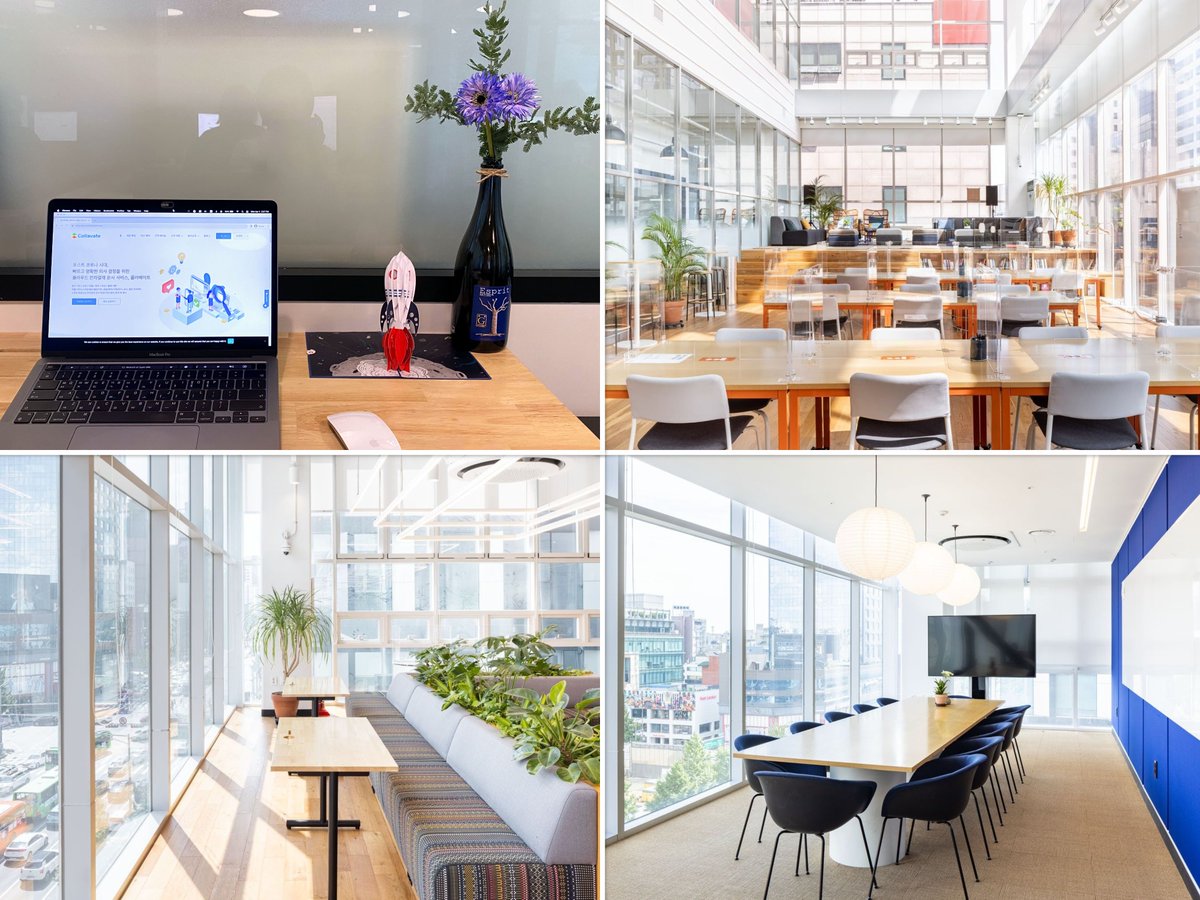 Collavate's tweet photo. #Collavate Opens a #NewOffice In Seoul!
It is located in the #Hongdae known for its rich creative cultures like urban art and indie music. This is just the beginning of our new journey. Stay tuned for more exciting news!
#workflow #management #innovation
Photo source: WeWork https://t.co/xhxjgOe5T9