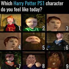 BrittnutButter's tweet photo. Okay, so can anyone help me work out who number 8 is in the game? All the others I know, but this has been bugging me for ages now..

#harrypotter #PS1 https://t.co/tIvshsMo0f