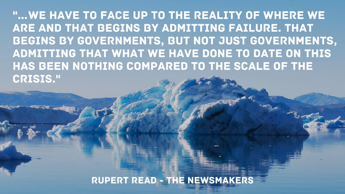 Watch: "…the second best time to start doing the right thing is right now.” 

I joined Andrea Sanke on <a href="/The_Newsmakers/">The Newsmakers</a> to discuss the #climatecrisis ahead of the  #IPCCreport, due today. Please check it out.

youtube.com/watch?v=r60PuR…