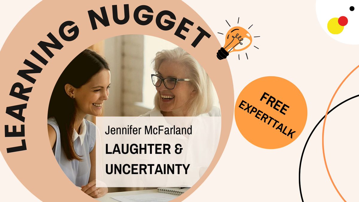 alumni_de's tweet image. Alumniportal #LearningNugget of the day!

Listen to our #free experttalk on #laughter and #uncertainty! Learn how to reduce stress and anxiety through genuine laughter - at your #workplace and #athome! 

👉 buff.ly/3j0R4cz
