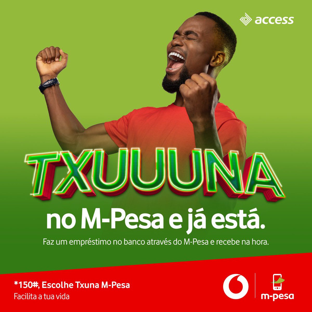 O mês está a começar e precisas de txunar as tuas contas? Digita *150# e escolhe a opção Txuna M-Pesa e segue os passos.