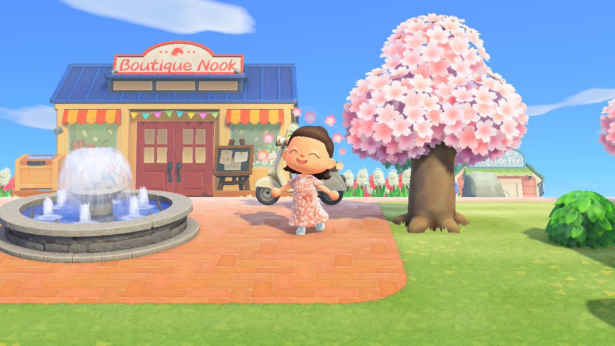 MuiACNH's tweet photo. La saison des cerisiers en fleurs est ma préférée ! Et vous quelle est la période que vous préférez dans le jeu ? 🌸☺️

#ACNH #AnimalCrossingNewHorizons https://t.co/31PeRn1H0Y