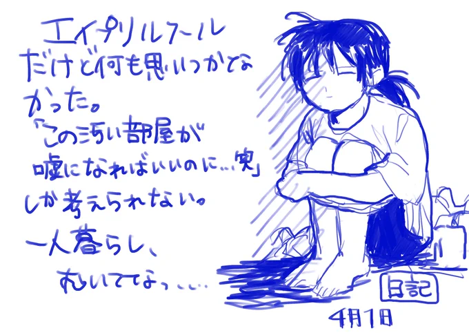 三日坊主になると思った日記が四日続いたし気分のムラえぐい 