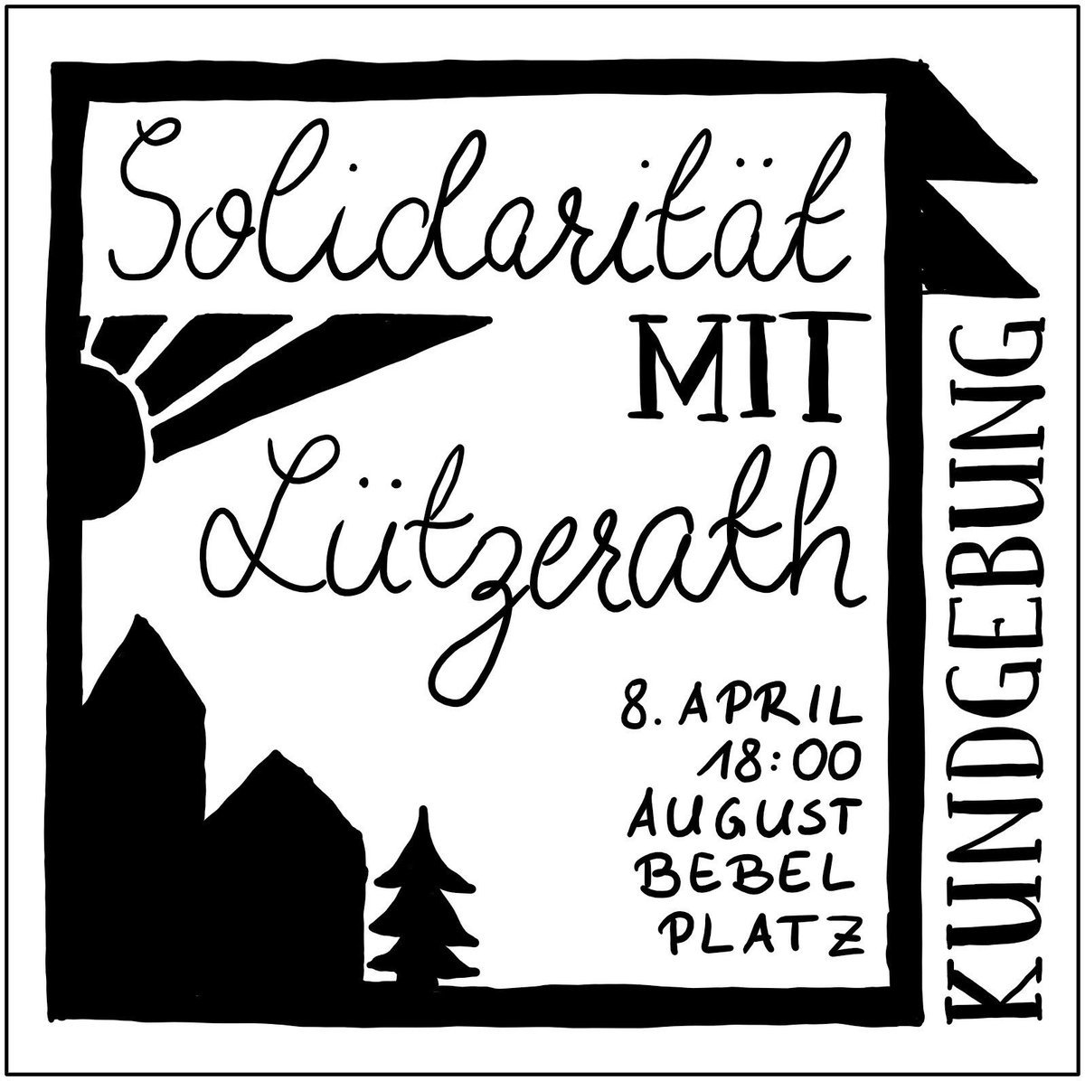 Solidarität mit #Luetzerath!
Kundgebung am 08.04. um 18 Uhr auf dem August-Bebel-Platz in #Halle.
Kommt vorbei!
#RWEenteignen #Luetzerathbleibt #Fckrwe #hal0804