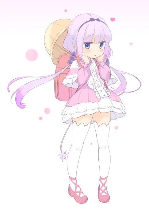 やっぱりカンナさんはかわいいという絵です🐉 