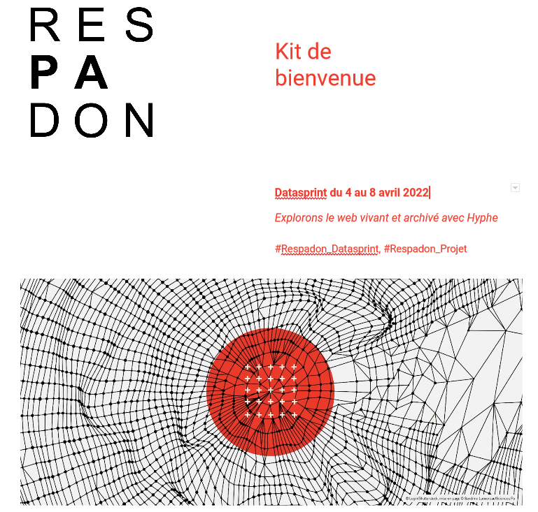 Respadon_Projet's tweet photo. "Utiliser le #web comme terrain d'enquête" : lancement du #Respadon_Datasprint au #BnF Datalab avec une présentation de #Hyphe développé au @medialab_ScPo, avec Benjamin Ooghe-Tabanou @boogheta, @e_moiraghi, Audrey Baneyx, @COLLEX_IR, @ScPoBibli,@DLwebBnF https://t.co/Mm5eE1ifh1