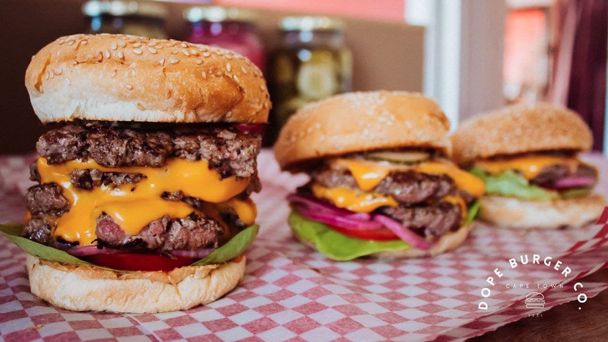 SnapScanApp's tweet image. The perfect burger does exist, and you can find it at Dope Burger Co. 🍔 Their delicious burgers pack a flavourful punch 🤤 

Get your fix from the Athlone-based burger joint on Fridays and Saturdays 🎉 

Check out their Facebook page for more info: m.facebook.com/DopeBurgerCoCa…