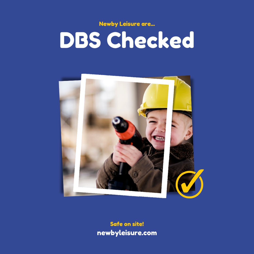 NewbyLeisureLtd's tweet photo. Did you know?π
All staff are DBS checked and directly employed by Newby Leisure!β
We carry out risk assessments and have a First Aider on site at all times?β
We have a public liability of up to Β£5million!β
#safeonsite #playgrounddesign https://t.co/TRRxBbSsn3
