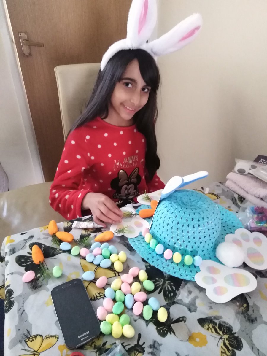 verahconte's tweet photo. Easter Bonnet Competition 2022 @YewTreeSandwell Melissa 4C 🐰 https://t.co/xAAJAaHtLT