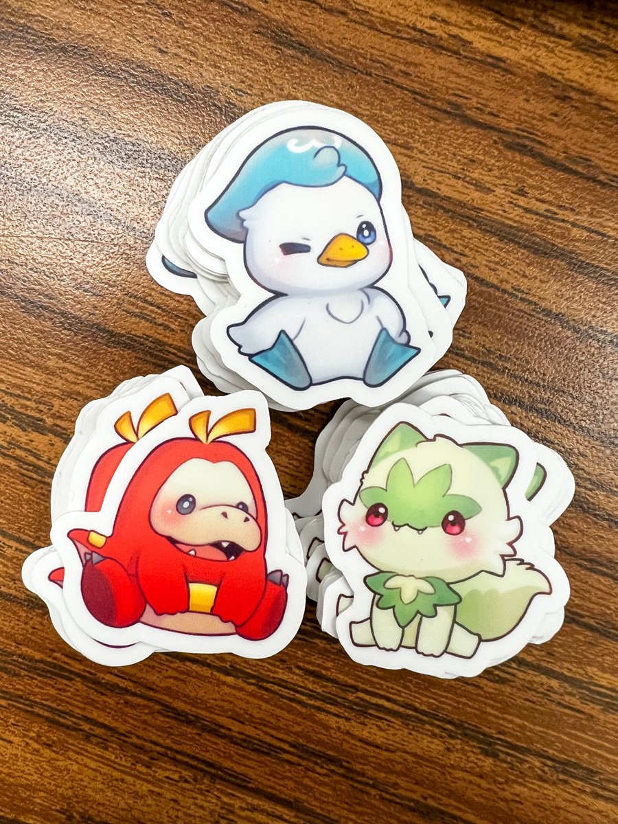 thuyteabird's tweet photo. See this Instagram post! New 9th Gen Starter Pokemon stickers available on my Etsy!
@thuyteabird https://t.co/wXKGA2bZ6D https://t.co/89iRAPfyN5