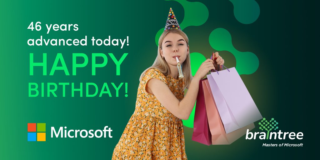 braintree_za's tweet photo. A Happy Birthday @Microsoft 🥳🥳
#MicrosoftDay #HappyBirthdayMicrosoft https://t.co/W5VffMyAXQ