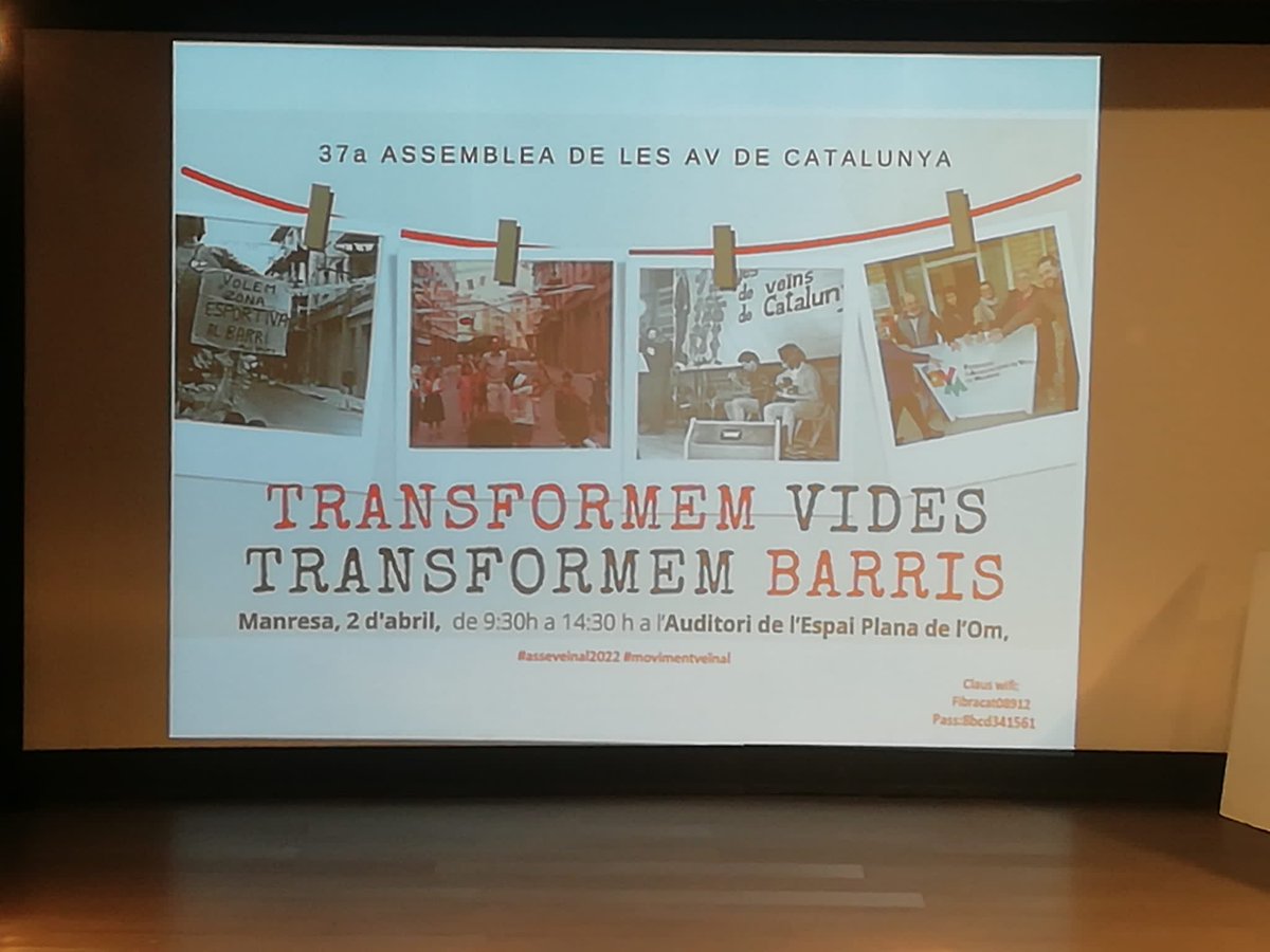 erro_toni's tweet photo. 43 anys després d’haver acollit la 1a Assemblea d’Entitats Veïnals de Catalunya…⏳…Manresa ha tornat rebre l’Assemblea General de la @CONFAVC
Encara digerint l’aclaparador volum d’informació i treball que n’ha sortit😅💪
Gràcies a totes!!
#CodiEtic
#AcordsDeManresa
❤️ https://t.co/Xv6lDklWnm