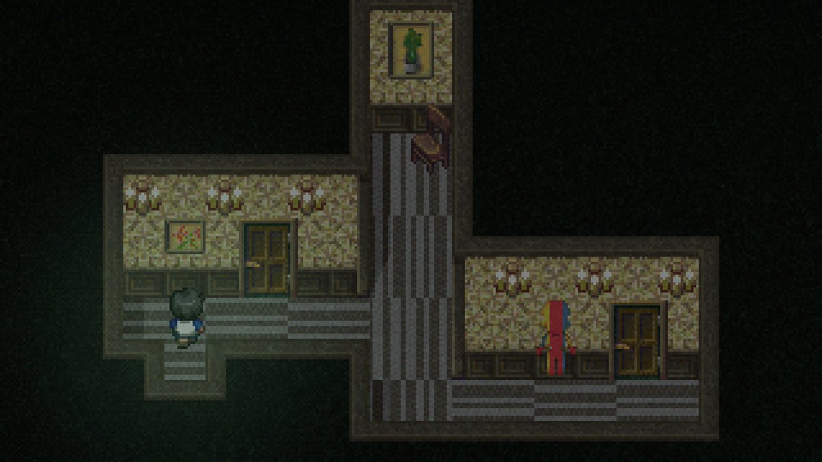 Definitely don't think I'll have enough time to finish this before the #primarycolorman jam deadline, but people seemed to enjoy the animation that I did here's some screenshots of what little I've managed to get done. Might finish on my own time, idk.

#rpgmaker #gamedev