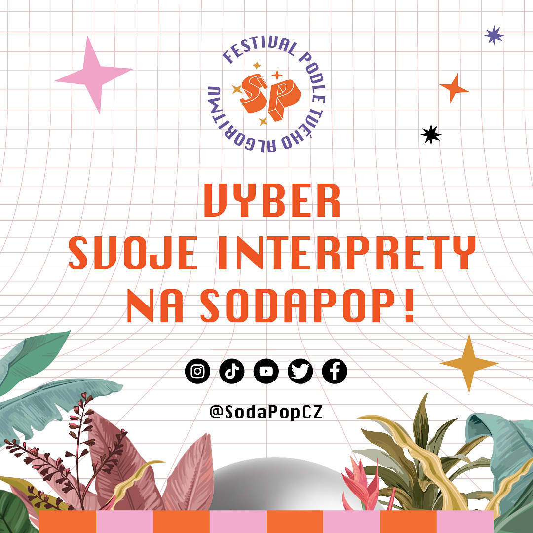 SodaPopCZ's tweet photo. Chceš, aby na SodaPopu zahrál TVŮJ CZ/SK interpret? Nabíhej se vstupenkou na https://t.co/haZiD1AbaS a napiš nám až čtyři jména, koho máme pro tebe zabookovat! 💥💥💥

#sodapopcz #sodapopfestival https://t.co/zLg8PAkcMK