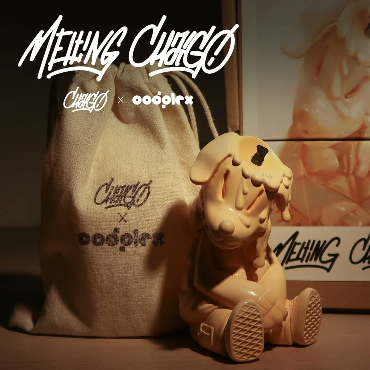 Chaigo_NFT's tweet photo. Melting Chaigo
Melting series 2022
Size: 12.5cm
Price: RM 420/ 100 USD
Shipping: Free shipping for orders within Malaysia. Overseas order do check with us for exact quotation.
If interested do send an email to chaigothestray@gmail.com
#Designertoy #arttoy #chaigo #oodplex https://t.co/vLK2h909Py
