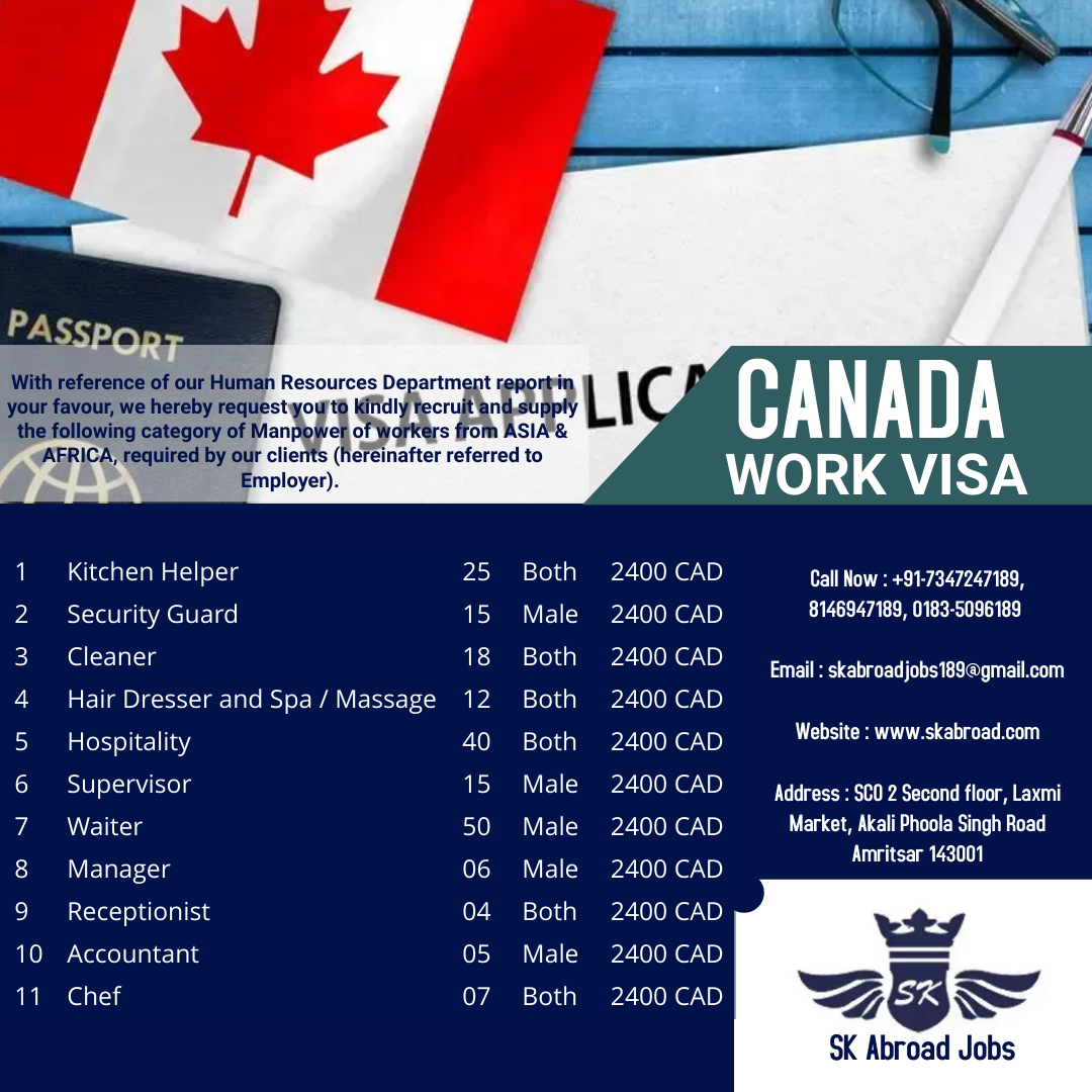 sk_jobs's tweet photo. Find &amp; Apply Latest International Jobs in Foreign Countries at https://t.co/oXj9UeSEds - Classifieds for Job Vacancies for International Level. @skabroadjobs
Call Now : +91-7347247189, 8146947189, 0183-5096189 @skabroadjobs
#abroad #studyabroad #travel #study #education #canada https://t.co/HOvai4hoAd
