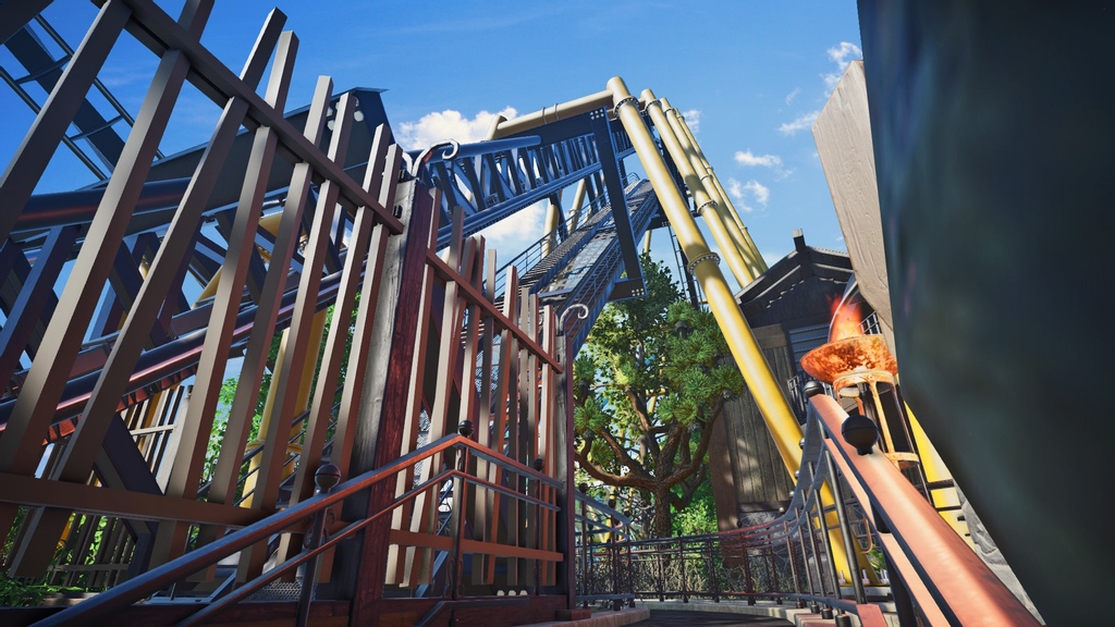 DwarrenIce's tweet photo. The queue gives you a perfect view of the lifthill
Have you seen the last episode of #Mythica?
https://t.co/nIXveaBrm4
#Planetcoaster #Themeparkbuilding https://t.co/GwReaV7Bxh